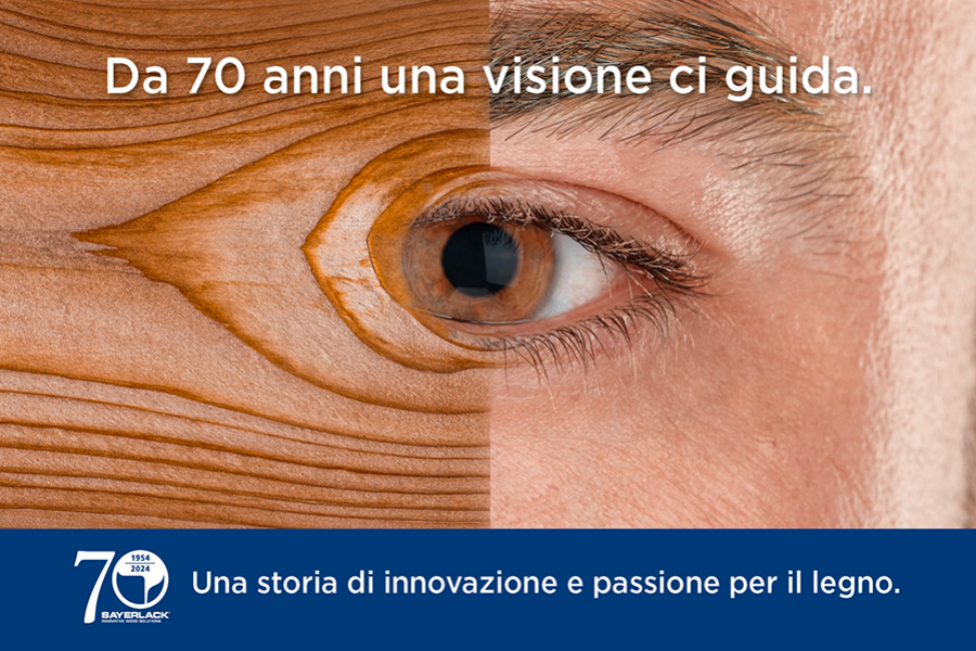 La nostra nuova campagna pubblicitaria per celebrare 70 anni di amore per il legno